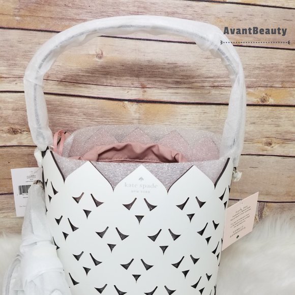 Kate Spade Small Bucket heart Optic White Dorit - Picture 4 of 15